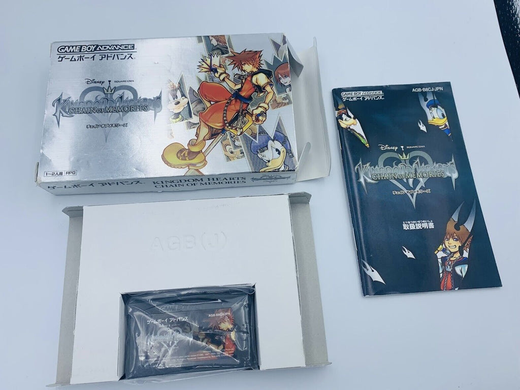 Kingdom Hearts: Chain of Memories Game Boy Advance Japan COMPLETE GBA Nintendo