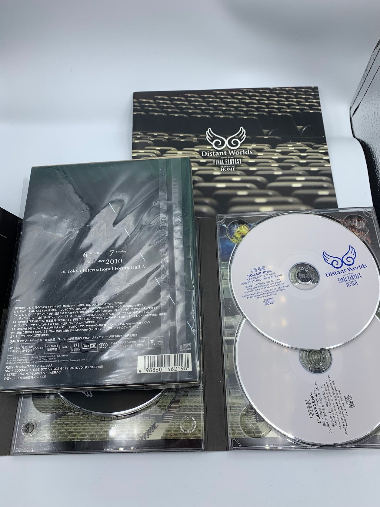 Distant Worlds Music from Final Fantasy: Returning Home 3-disc DVD+2CD R2 Japan