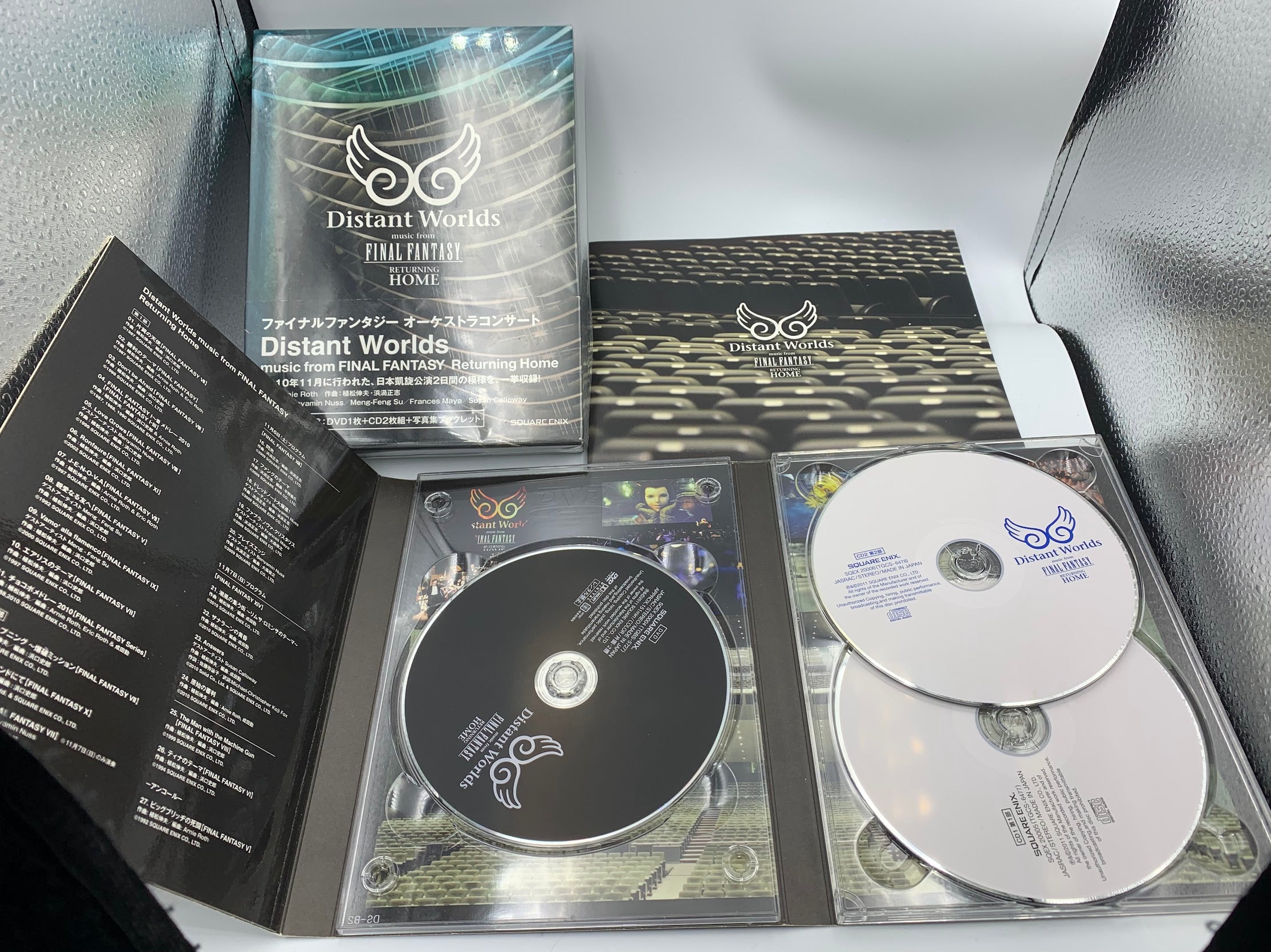 Distant Worlds Music from Final Fantasy: Returning Home 3-disc DVD+2CD R2 Japan