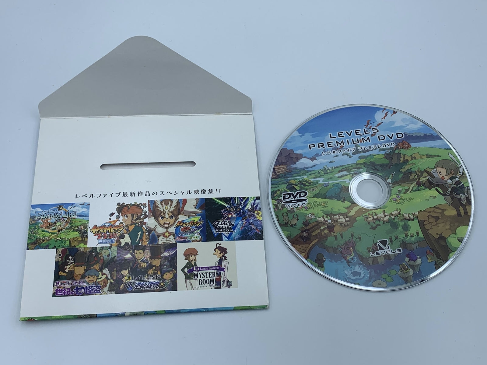 Level-5 Premium DVD Professor Layton vs Phoenix Wright Ace Attorney/Fantasy Life