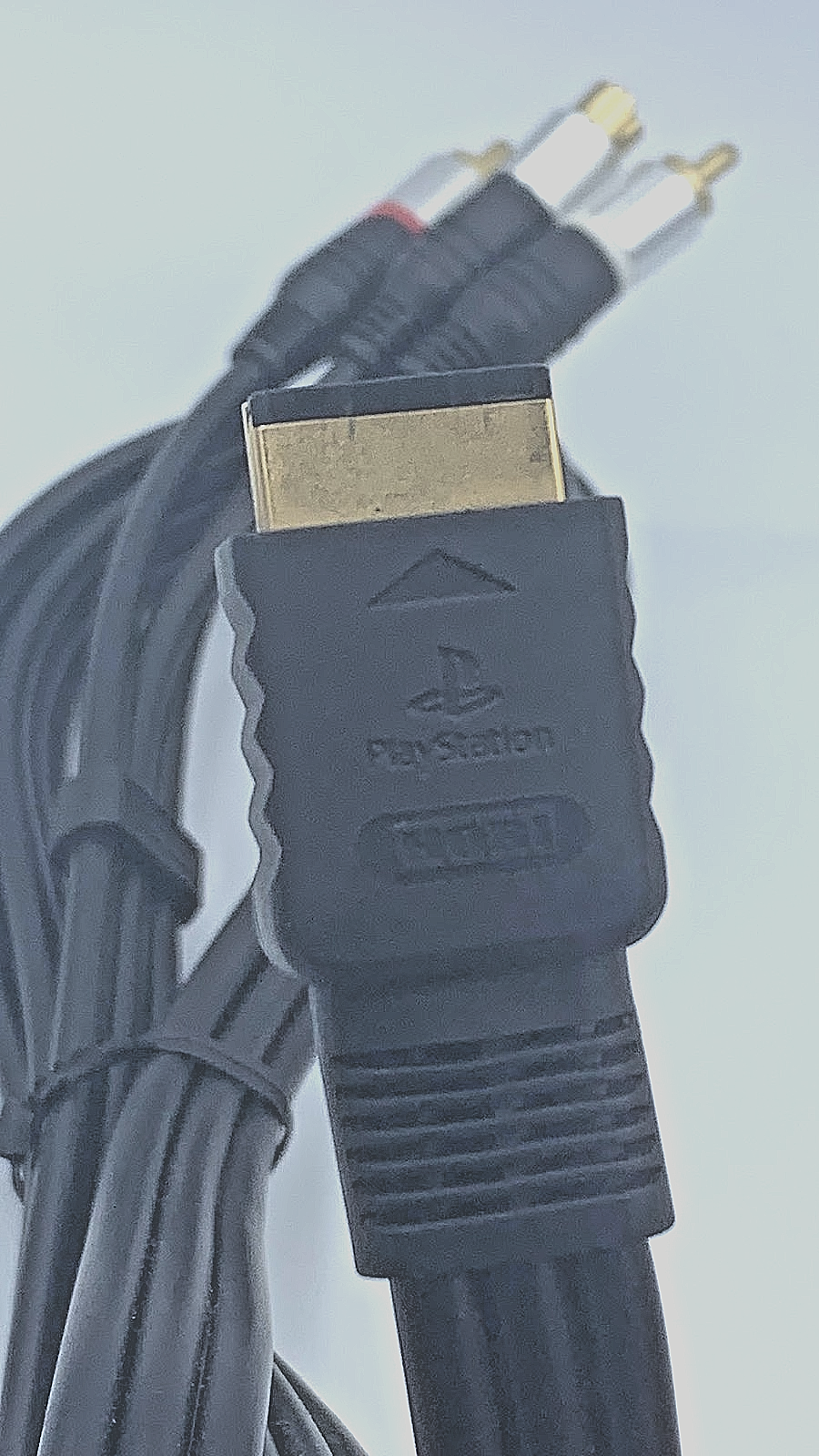 Official Sony Hori Playstation PS1/PS2/PS3 heavy guage S-Video Cable High Grade