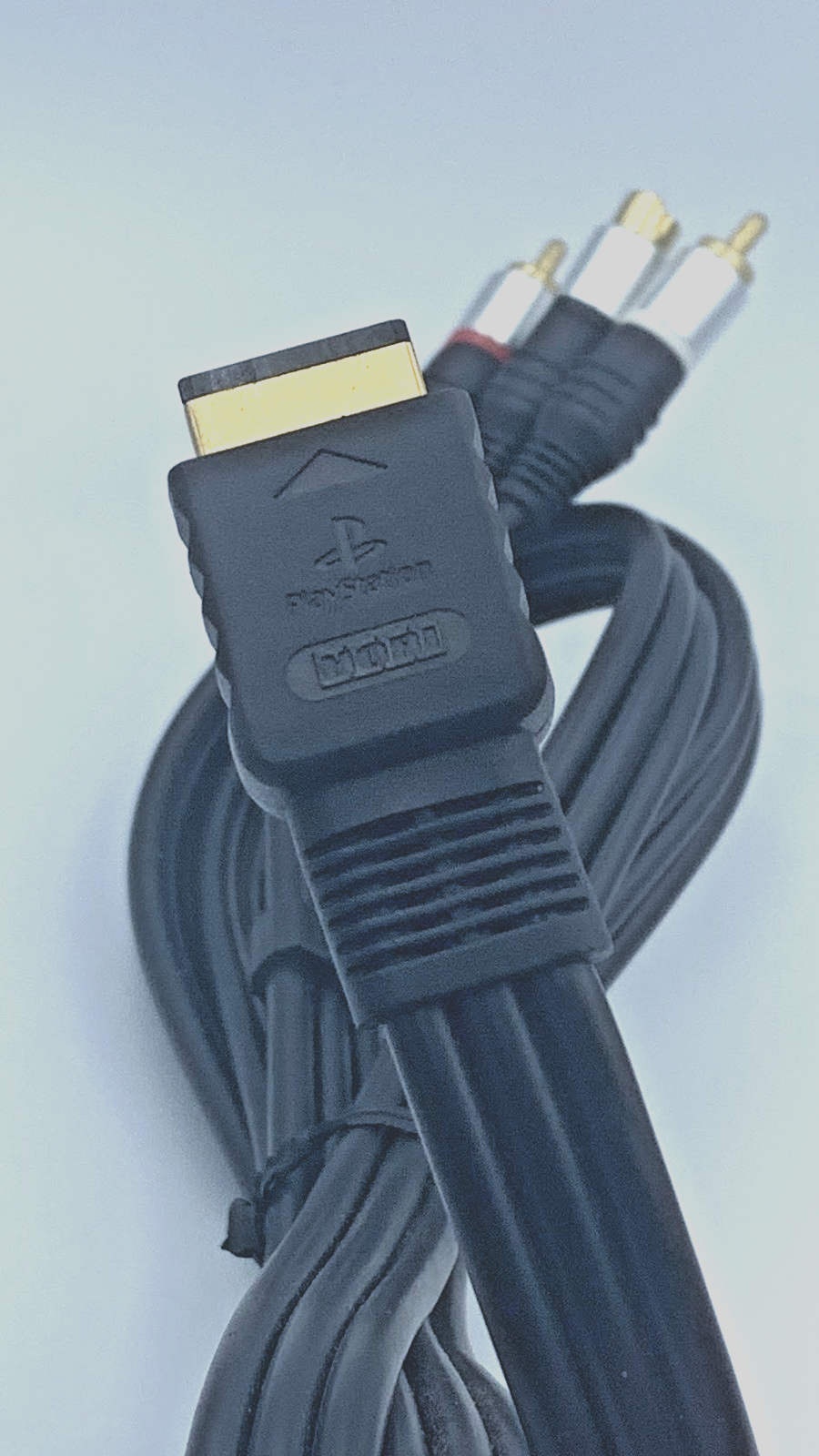 Official Sony Hori Playstation PS1/PS2/PS3 heavy guage S-Video Cable High Grade