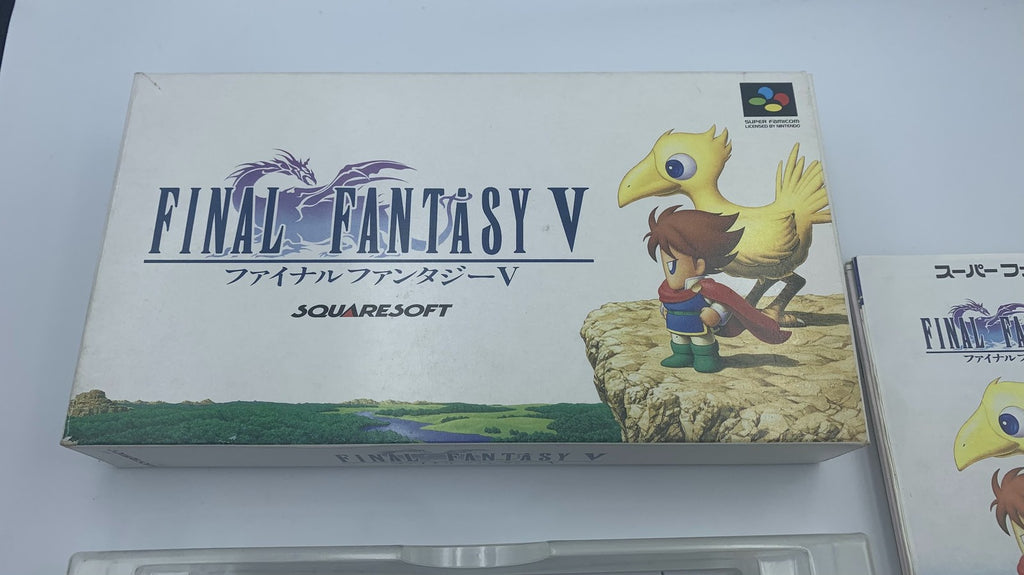 Final Fantasy V 5 Nintendo Super Famicom Japan COMPLETE CIB FF5 w/ box & manual