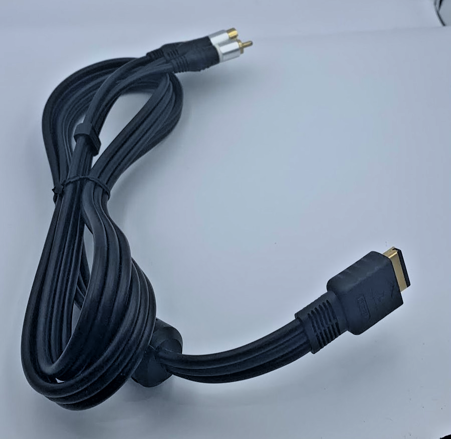 Official Sony Hori Playstation PS1/PS2/PS3 heavy guage S-Video Cable High Grade