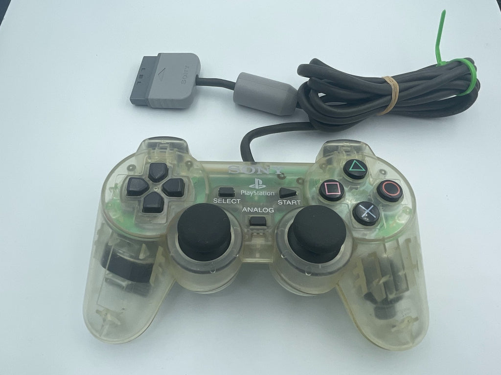 CLEAR Playstation 1 DualShock Controller SCPH-1200 PS1 official authentic OEM