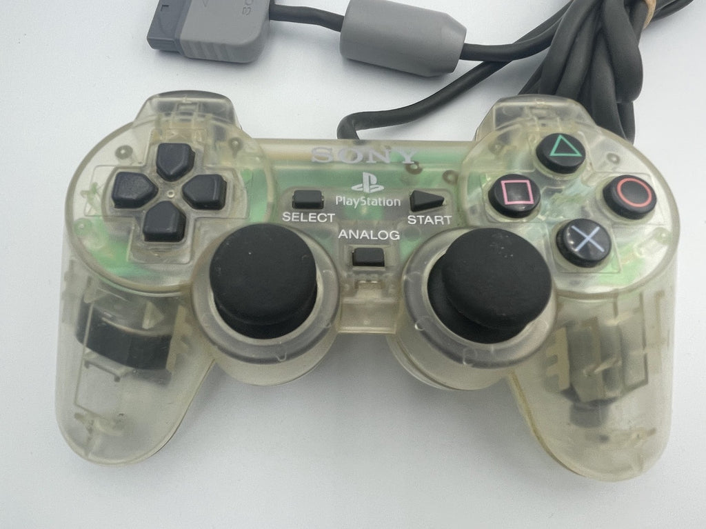 CLEAR Playstation 1 DualShock Controller SCPH-1200 PS1 official authentic OEM