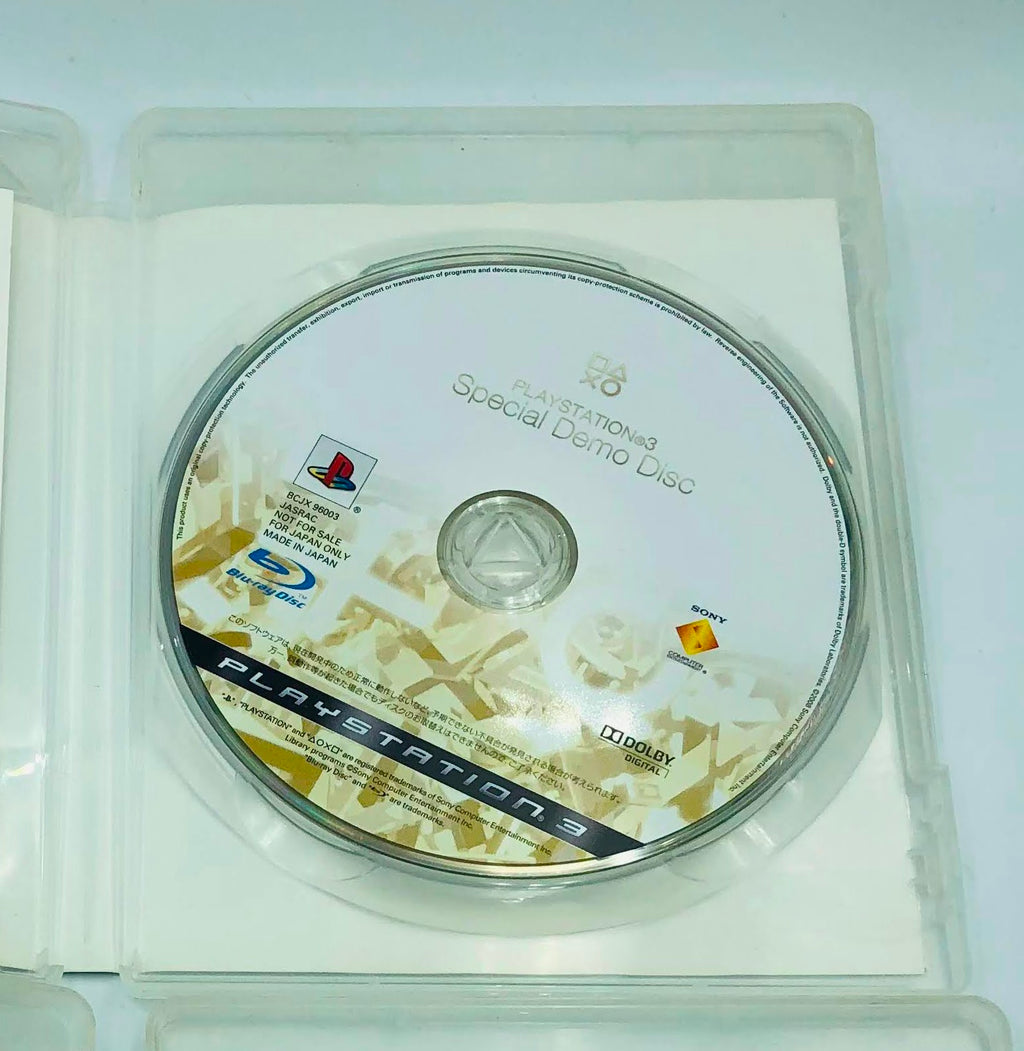 Playstation 3 Special Demo Disc Japan white & red Demon's Souls/Metal Gear Solid