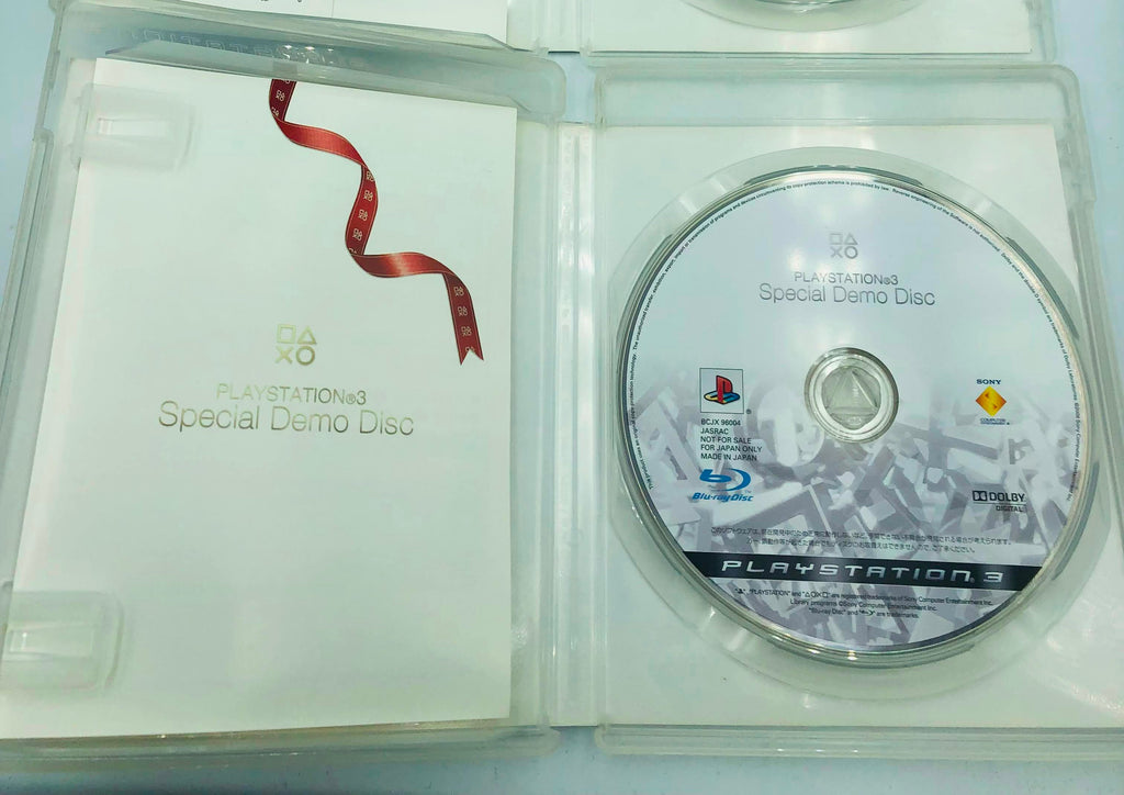 Playstation 3 Special Demo Disc Japan white & red Demon's Souls/Metal Gear Solid