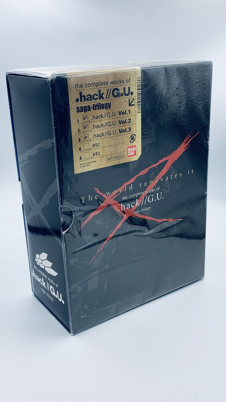 The Complete Works of .hack/G.U. Saga-Trilogy Dot Hack GU Playstation 2 Box Set
