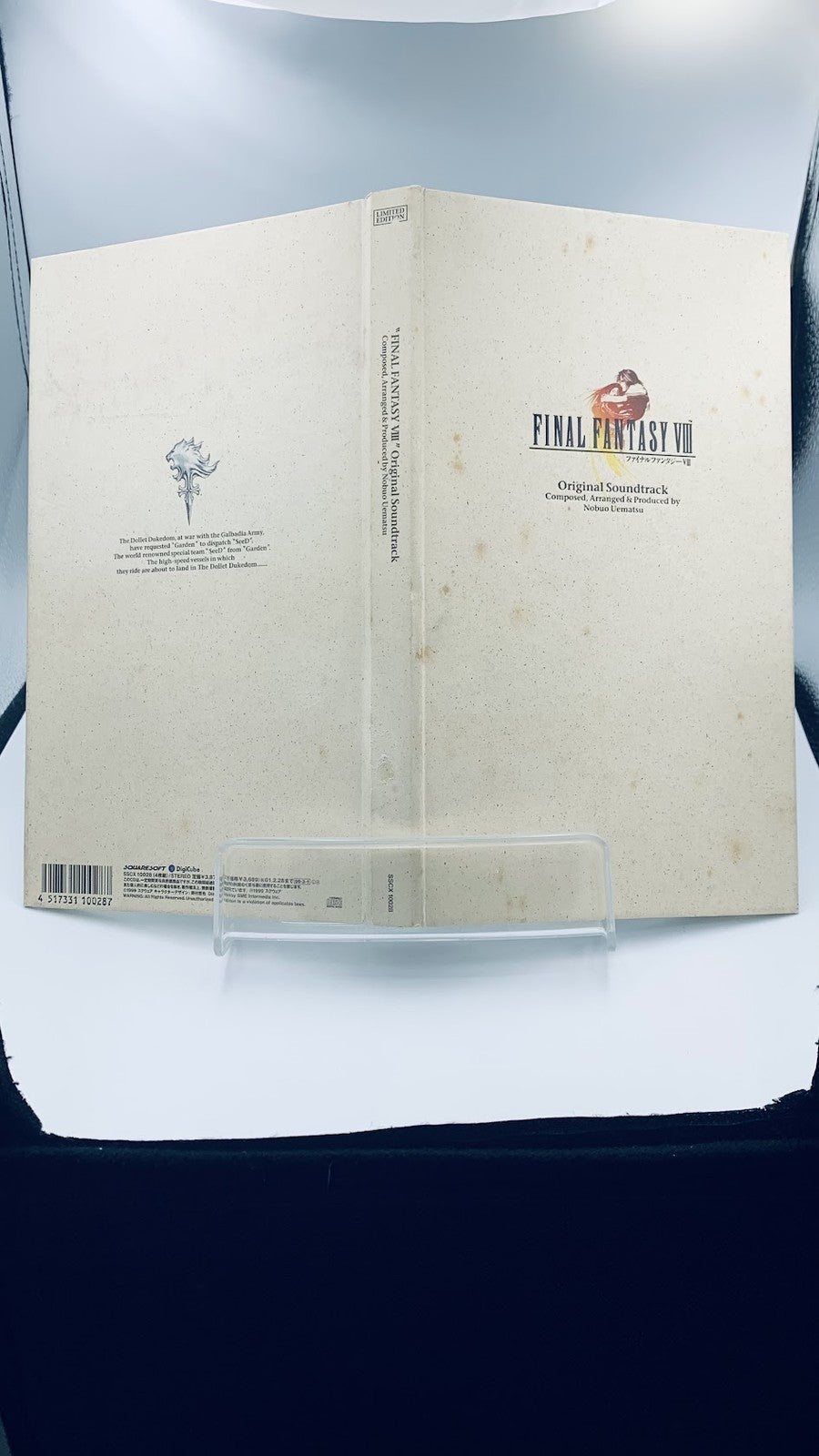 Final Fantasy VIII Original Soundtrack limited edition first print longbox 4-CD