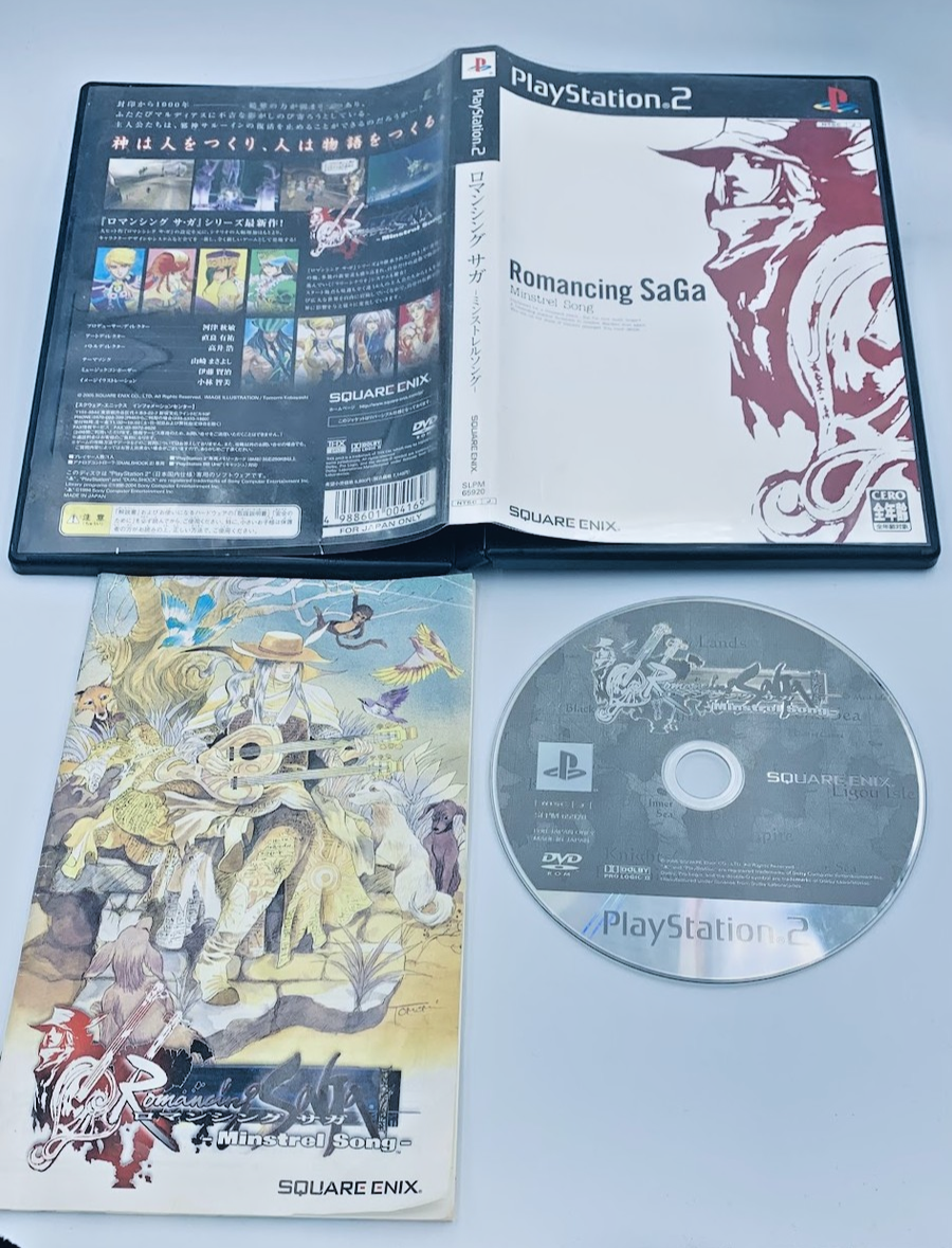 Romancing SaGa: Minstrel Song Playstation 2 Japan complete w/ case+manual
