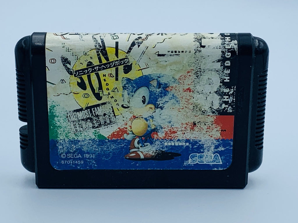 Sonic the Hedgehog 1 Sega Mega Drive cartridge MegaDrive MD (Genesis) Japan