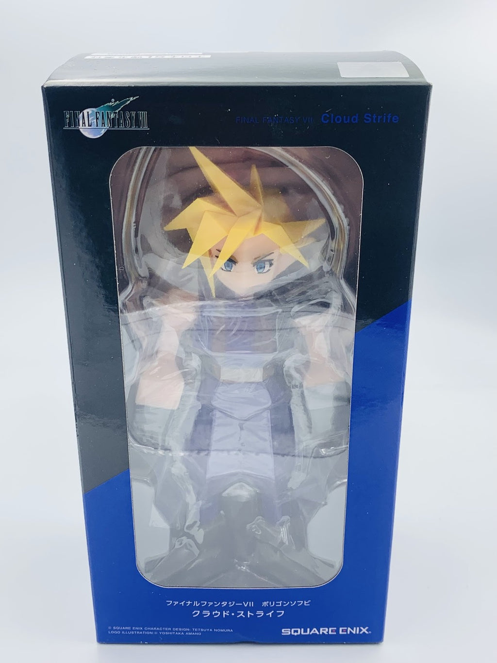 Cloud Strife Final Fantasy VII Polygon soft vinyl figure 15cm/6in in-hand Square