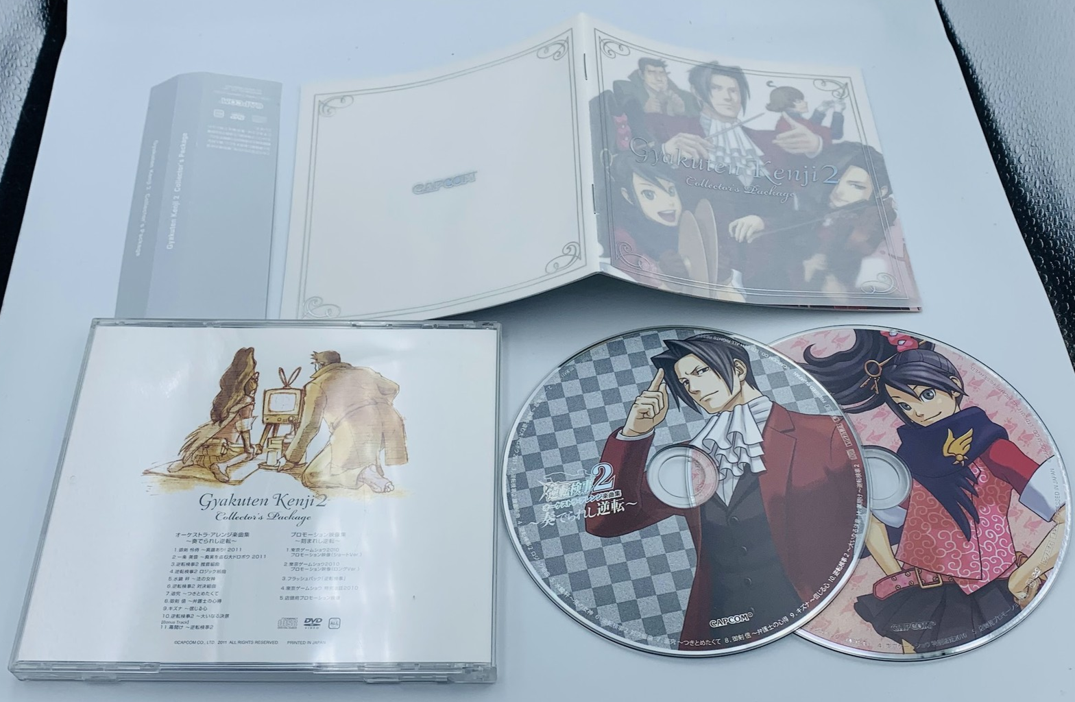 Ace Attorney Investigations 2 Gyakuten Kenji 2 Collector's Package soundtrack CD