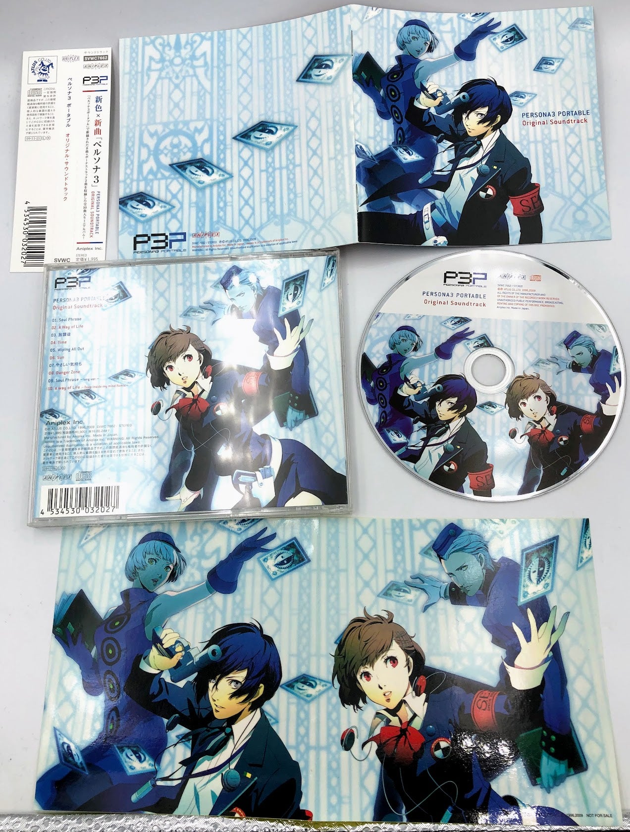 Persona 3 Portable Original Soundtrack CD Shoji Meguro PSP OST Atlus w/ stickers