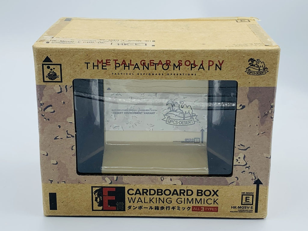 Metal Gear Solid V Phantom Pain Cardboard Box Walking Gimmick Desert Environment