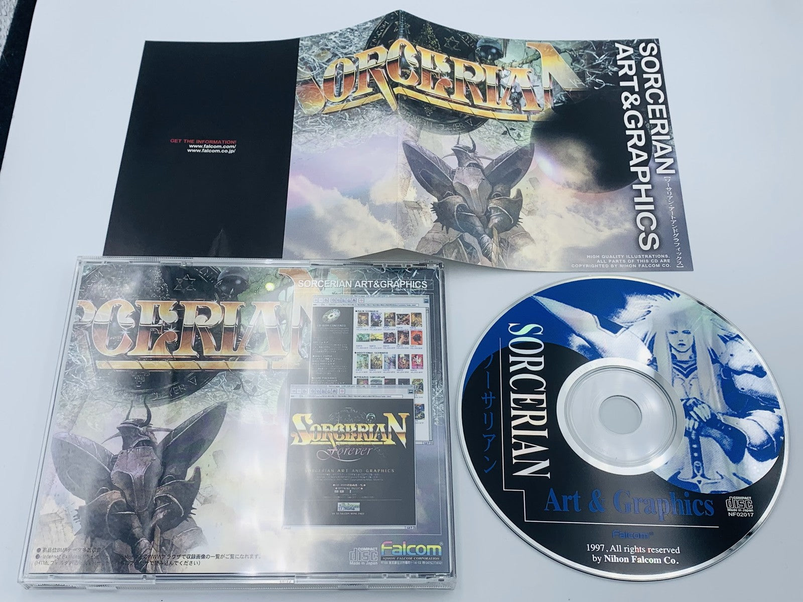 Sorcerian Art & Graphics High Quality Illustration CD-ROM PC Japan Falcom 1997