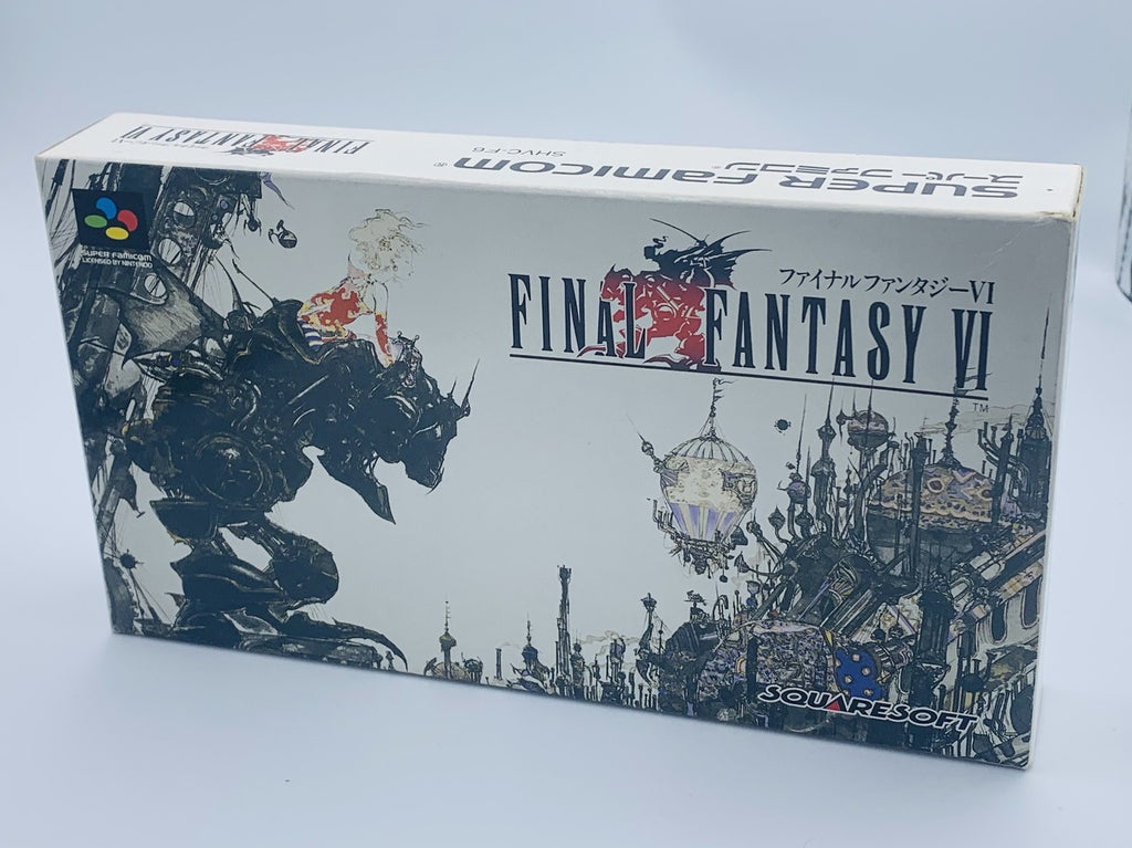 Final Fantasy VI Nintendo Super Famicom Japan COMPLETE CIB FF6 with box & manual