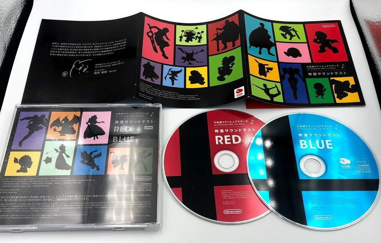 Super Smash Bros for Nintendo 3DS/Wii U Original Soundtrack Club Nintendo OST CD